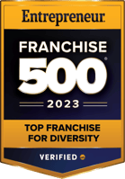 Entrepreneur 500 Top Franchise For Diversity 2023 logo