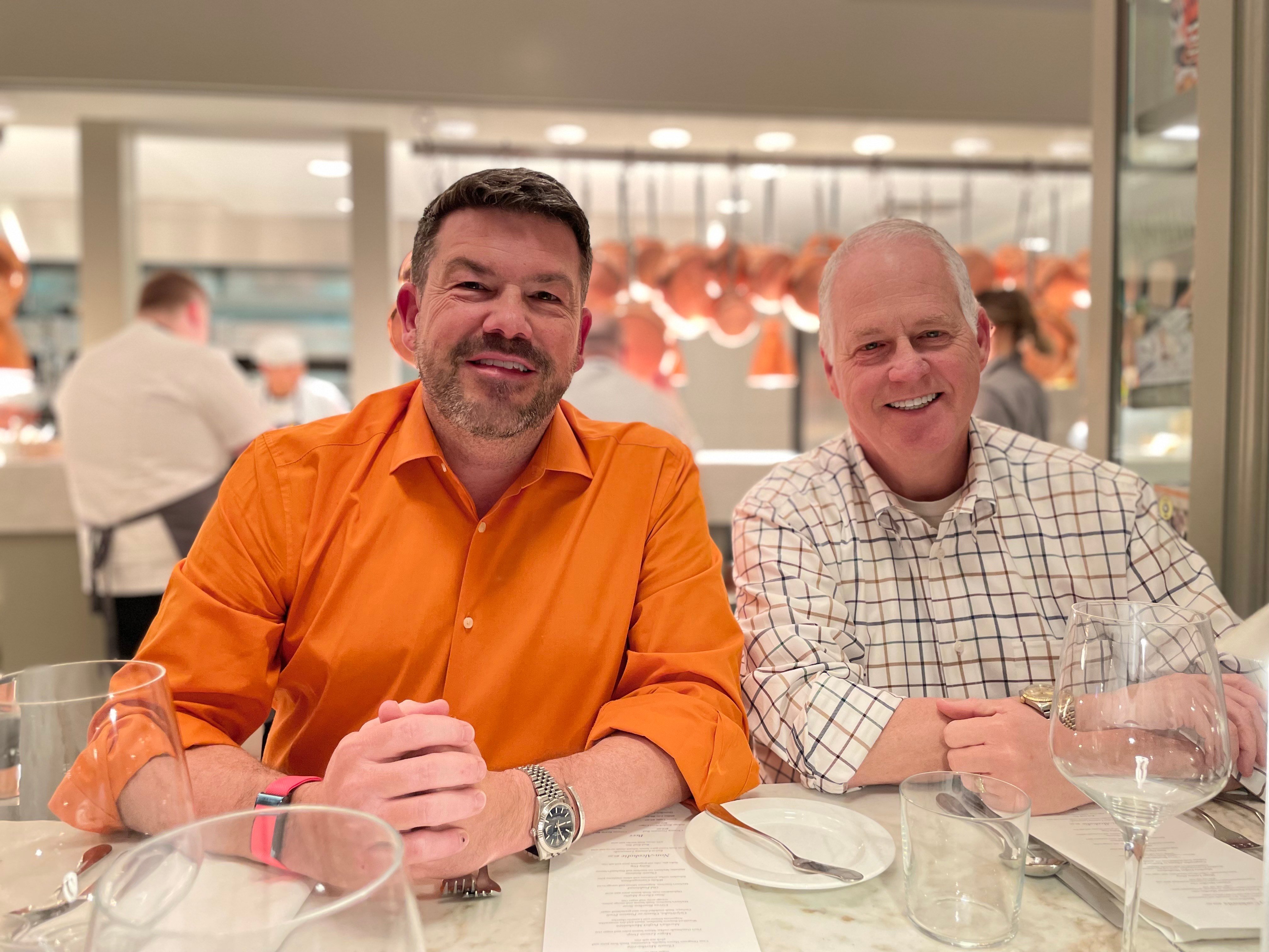Michael Chalmers and Tom Pentenburg at MUFC 2023